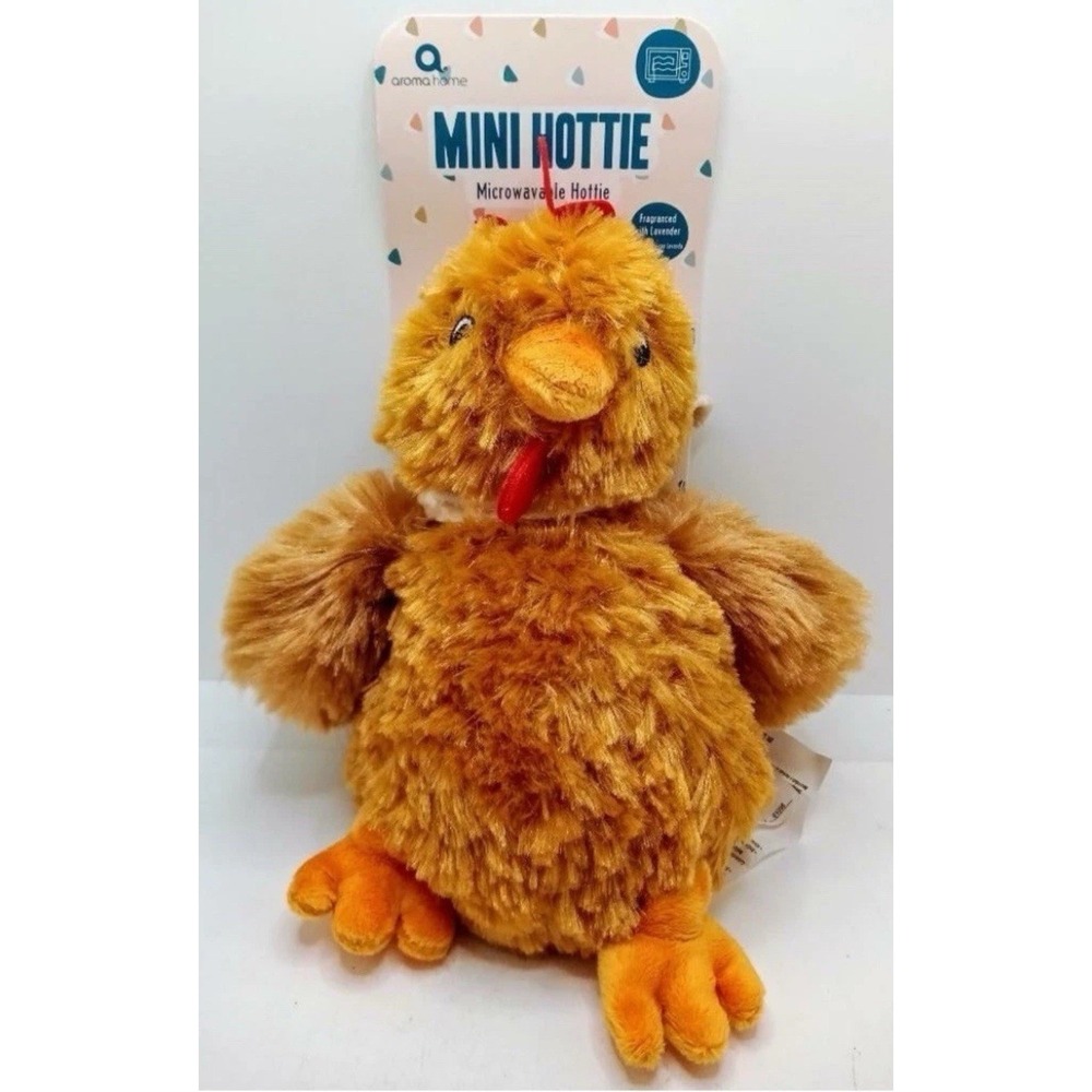 Aroma Home Sitting Chick Plush Hot Hugs Microwaveable Mini Hottie Lavender‎
